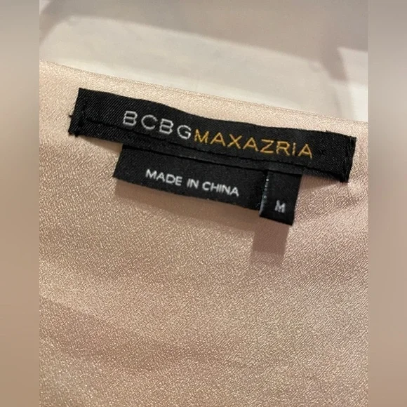 BCBMAXAZRIA Floral Print Chinoiserie romper Mini Dress, Drawstring Waist, Medium - Picture 4 of 16